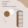 Gaveteiro Alto Arquivo para Pasta Suspensa com Chave, para Escrirório e Recepção - 11