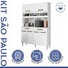 Armário para Cozinha 6 Portas 2 Gavetas Sao Paulo - 2
