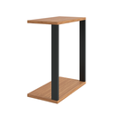 Ver imagem 2 de Mesa de Canto 100% Mdf Industrial F36 Freijó/preto - Dalla Costa