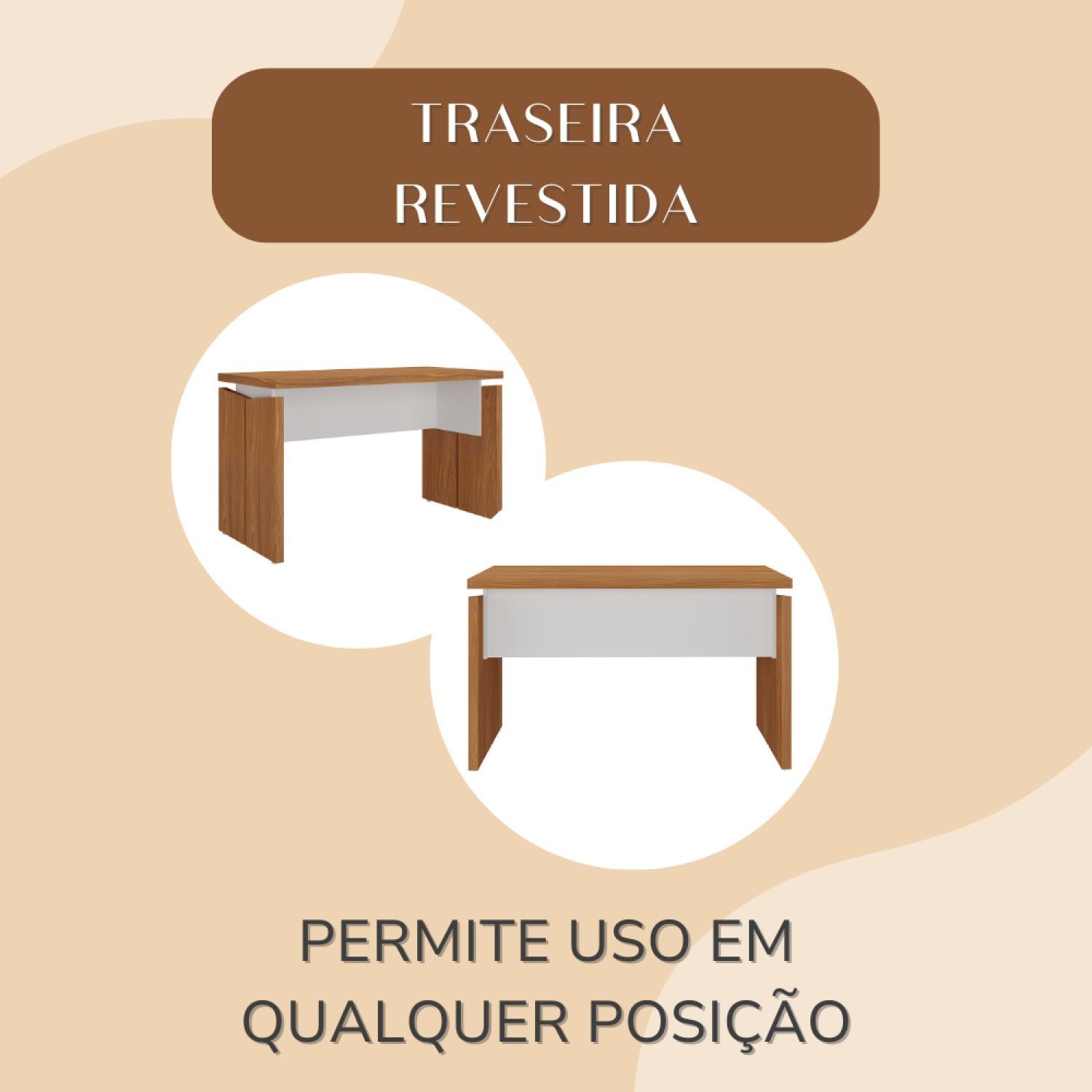 Mesa para Escritório 1250 Tamburato - 9