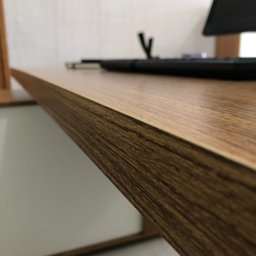 Mesa para Escritório Diretor em L Escrivaninha Porta de Correr e Caixa de Tomada - 14