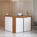 Ver imagem 2 de Balcão para Escritório Atendimento Recepção em L