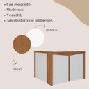 Ver imagem 6 de Balcão para Escritório Atendimento Recepção em L Branco/Freijó com Artany