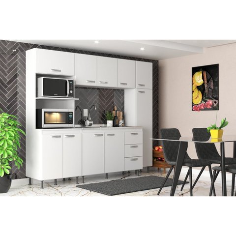 Cozinha Modulada 4 Peças Ipanema Branco
