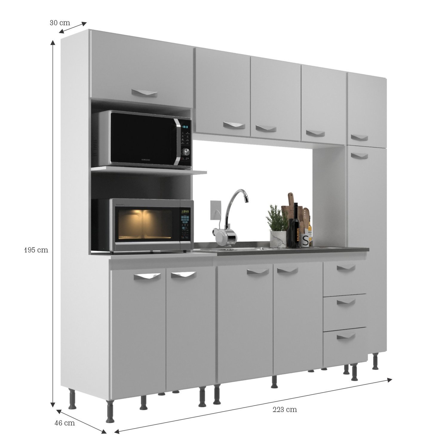 Cozinha Modulada 4 Peças Ipanema - 2