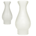 Ver imagem 1 de Cupula de Vidro Fosco para Lampião Vintage Boca 07,5