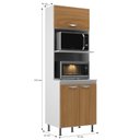 Ver imagem 7 de Cozinha Modulada 4 Peças Ipanema Amarelo/Cinnamomo