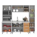 Ver imagem 4 de Cozinha Modulada 4 Peças Ipanema Amarelo/Cinnamomo