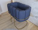 Ver imagem 4 de Berço Simples Moisés Moderno Mini Pés em Aço Criança Confortavél Quarto do Bebê New Baby Cor Azul