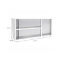 Ver imagem 3 de Módulo Cozinha Bertolini Origens Armário 7009 3 Portas c/ Vidro Branco/Areia