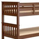 Ver imagem 6 de Beliche Solteiro Juvenil com Escada Fixa Bliss P05 Castanho Acetinado - Mpozenato