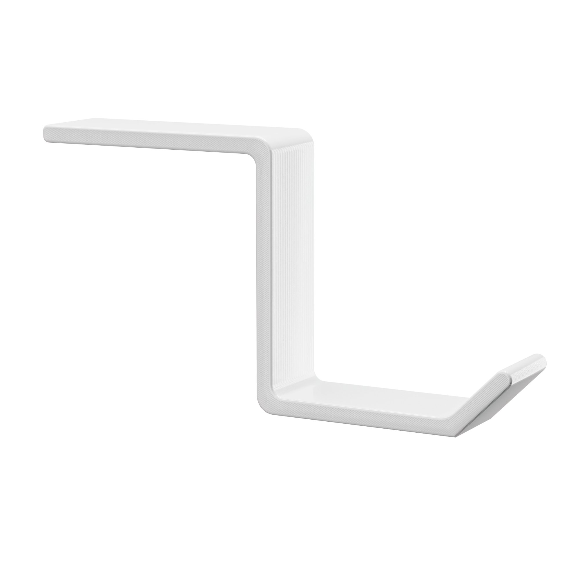 Suporte para Headphone Moderno: Ideal para Fones de Ouvido em Monitores-branco - 1