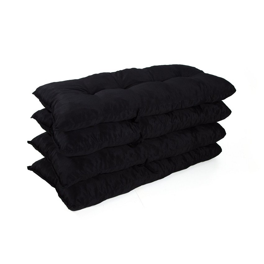 Kit4 Almofada Futon Confortável P/cadeira Poltrona Sofá Vime - 031