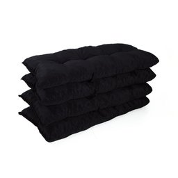 Kit4 Almofada Futon Confortável P/cadeira Poltrona Sofá Vime - 031 - 1