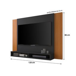 Painel Tokyo para Tv até 43 Polegadas com 02 Nichos - 3