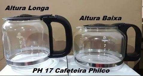 Jarra compatível Cafeteira Philco PH17 15 Cafezinhos - Modelo Alto / Preta - 4