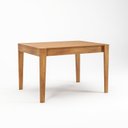Ver imagem 1 de Mesa Retangular de 1,20m Madeira Maciça Tampo Laminado Tarsila Yescasa Marrom/Champagne