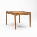 Ver imagem 5 de Mesa Retangular de 1,20m Madeira Maciça Tampo Laminado Tarsila Yescasa Marrom/Champagne