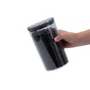 Ver imagem 2 de Pote de acrílico 1,2L com tampa transparente circular empilhável - Oikos