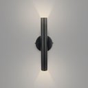 Ver imagem 3 de Kit 2 Arandela Foco Duplo Slim Palito - Preto + Led Gu10