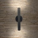 Ver imagem 2 de Kit 2 Arandela Foco Duplo Slim Palito - Preto + Led Gu10