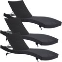 Ver imagem 1 de 3 Espreguiçadeiras Bona Corda em Alumínio para Piscina e Jardim Trama