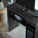Ver imagem 3 de Mesa para Trabalho e Estudos com Gaveta Viena - Preto