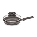 Ver imagem 2 de Frita-Burger com Tampa de Vidro 16 Preta 804016 - Fortaleza