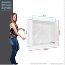 Ver imagem 2 de Nicho Para Banheiro 40x30x10 Mármore Sintético Cozimax Branco Textura