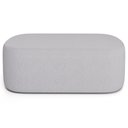 Ver imagem 4 de Cabeceira Cama Box 100cm Lanna com Puff Recamier Doha W01 Linho Cinza - Lyam Decor