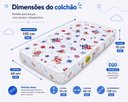 Ver imagem 4 de Colchao Berco Infantil 130x60x10 D20 Celiflex Impermeavel