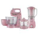 Ver imagem 1 de Kit Cozinha 3 em 1 BKT51R com Batedeira Liquidificador Espremedor Rosa Britânia 2,65L