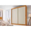 Ver imagem 1 de Guarda Roupa Casal 2 Portas e 4 Gavetas Zurique Flex Peroba/peroba ou Off White - Europa