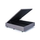 Ver imagem 2 de Base Box B&G Baú Casal em Suede 138x188x42cm