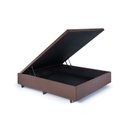 Ver imagem 2 de Base Box Baú Casal em Suede 138x188x42cm