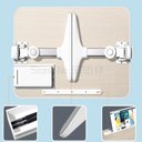 Ver imagem 4 de Mesa Notebook Sofa Cama Suporte Aluminio Madeira Ajustavel Cinza Gaveta Dobravel Suporte Articulado