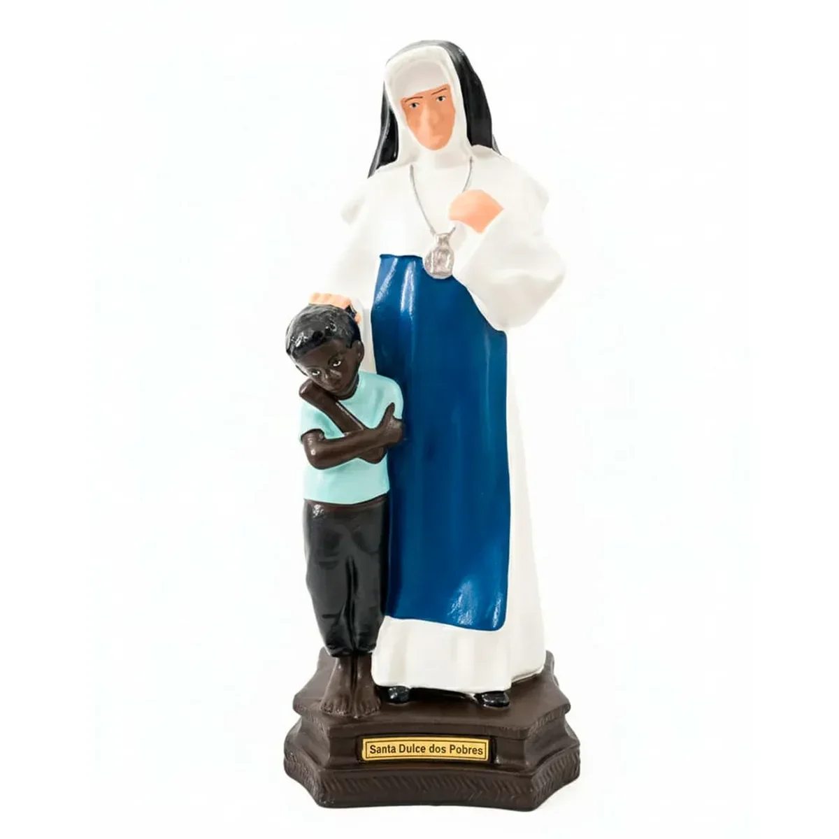 Imagem de Santa Irmã Dulce de Borracha Inquebrável - 30 cm