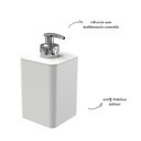 Ver imagem 2 de Dispenser para Detergente e Sabonete Líquido com Válvula Cromada - Stolf Branco