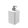 Dispenser para Detergente e Sabonete Líquido com Válvula Cromada - Stolf Branco - 1