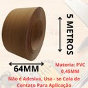 Ver imagem 2 de Fita de Borda Pvc para Mdf Madeirado Atlantica Arauco 64mm X 5m Móveis Acabamento Rehau