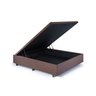 Base Box Baú Viúva em Suede 120x203x42cm - 1
