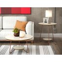 Ver imagem 4 de Conjunto de Mesa Centro e Lateral Back Off White Freijo