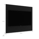 Ver imagem 4 de Cômoda Sapateira 1 Porta 5 Gavetas com Pés + Painel Tv até 43 Polegadas Yescasa