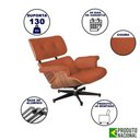 Ver imagem 2 de Poltrona Anatômica Charles Eames sem Puff Couro Natural Caramelo
