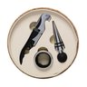 Conjunto 3 Pecas para Vinho com Estojo Redondo Aco Inox - 2
