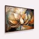 Ver imagem 2 de Quadro Abstrato Harmonia Florescer da Alma 123x83cm Canvas