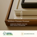 Ver imagem 5 de Quadro Abstrato Harmonia Florescer da Alma 123x83cm Canvas