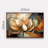 Quadro Abstrato Harmonia Florescer da Alma 123x83cm Canvas - 4