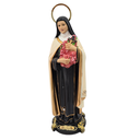 Ver imagem 1 de Imagem de Santa Terezinha em Resina - Auréola Imã