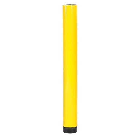 CANO CHAMINE ESMALTADO AMARELO 1 M 110 MM